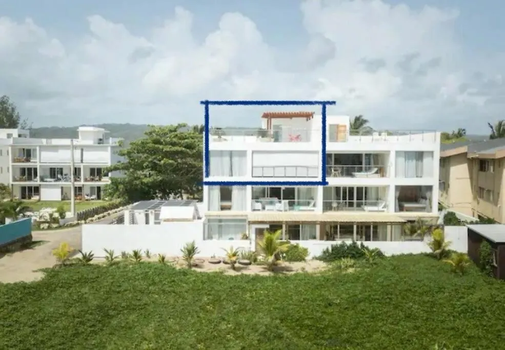 B3 Beautiful Ocean View Penthouse - Ocean Front Apartment Cabarete